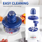 Electric Fruit Peeler with USB | 25 Second Peeling Time | Cordless & Quiet | Easy Cleaning