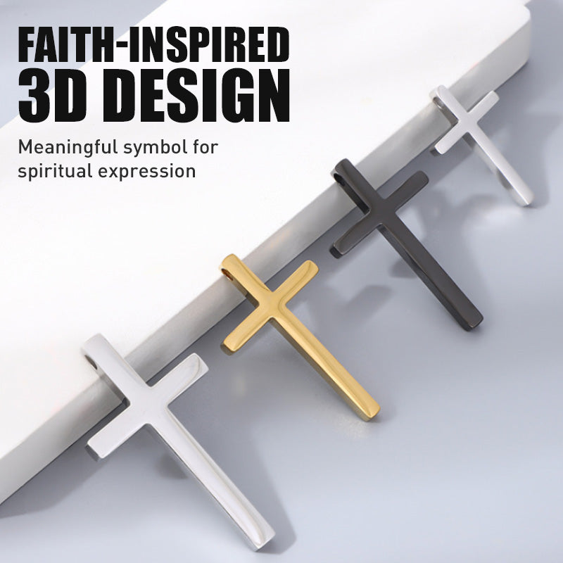 Metal Jesus Christ Cross Badge Stickers|3D Cross Self-Adhesive Car Scratch Cover Sticker