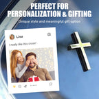 Metal Jesus Christ Cross Badge Stickers|3D Cross Self-Adhesive Car Scratch Cover Sticker