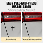 Metal Jesus Christ Cross Badge Stickers|3D Cross Self-Adhesive Car Scratch Cover Sticker
