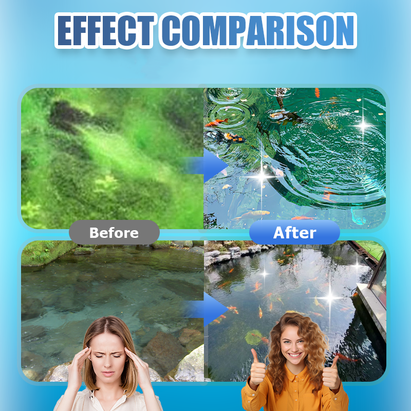 500g Premium Pond Care Powder | Water Clarifier & Algae Control