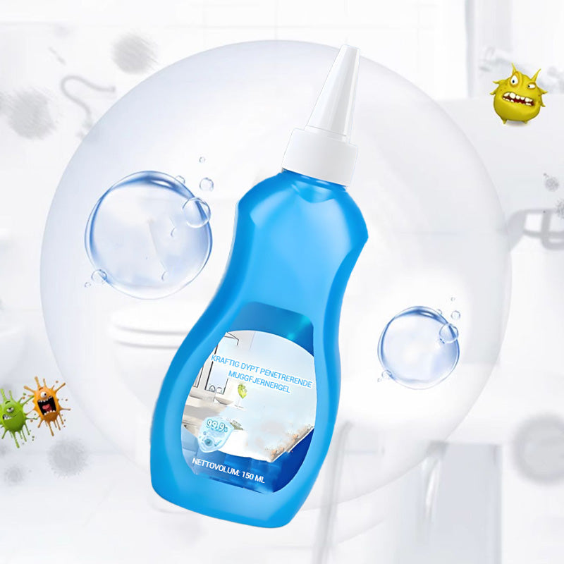 Powerful deep penetration mold removal gel