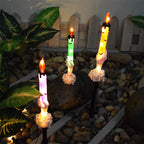 Best Gift Solar Light Halloween Ghost Hand Candle Outdoor Floor Lamp