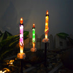Best Gift Solar Light Halloween Ghost Hand Candle Outdoor Floor Lamp