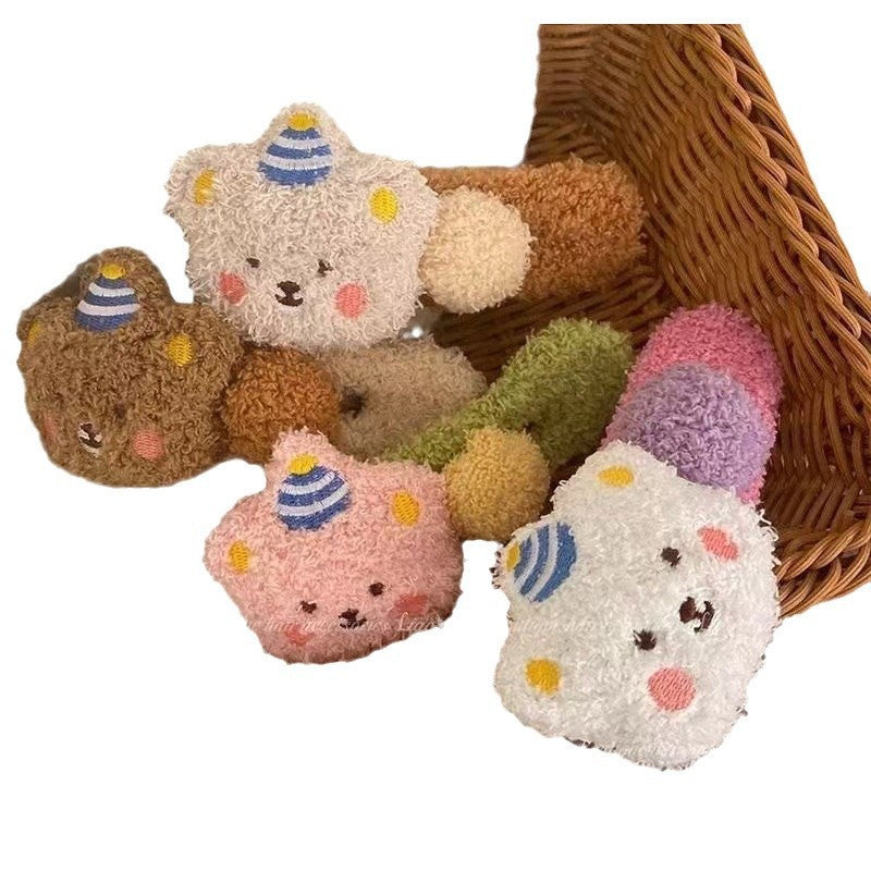 Oversized Cute Plush Bear Hair Clip