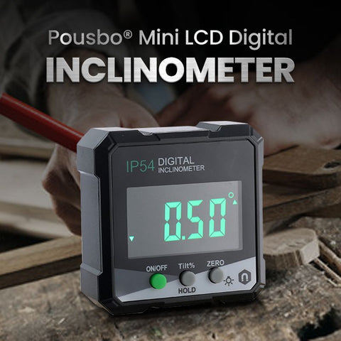Pousbo® Mini LCD Digital Inclinometer Angle Gauge（ ）
