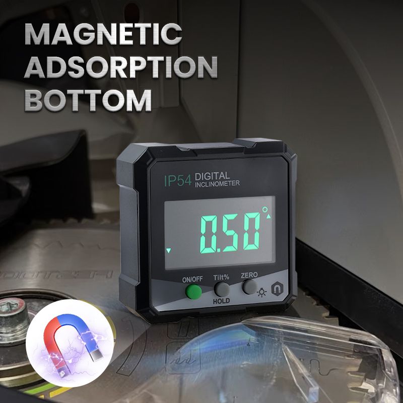 Pousbo® Mini LCD Digital Inclinometer Angle Gauge（ ）
