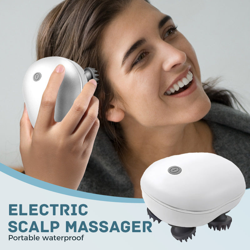 Portable Waterproof Electric Scalp Massager（ ）