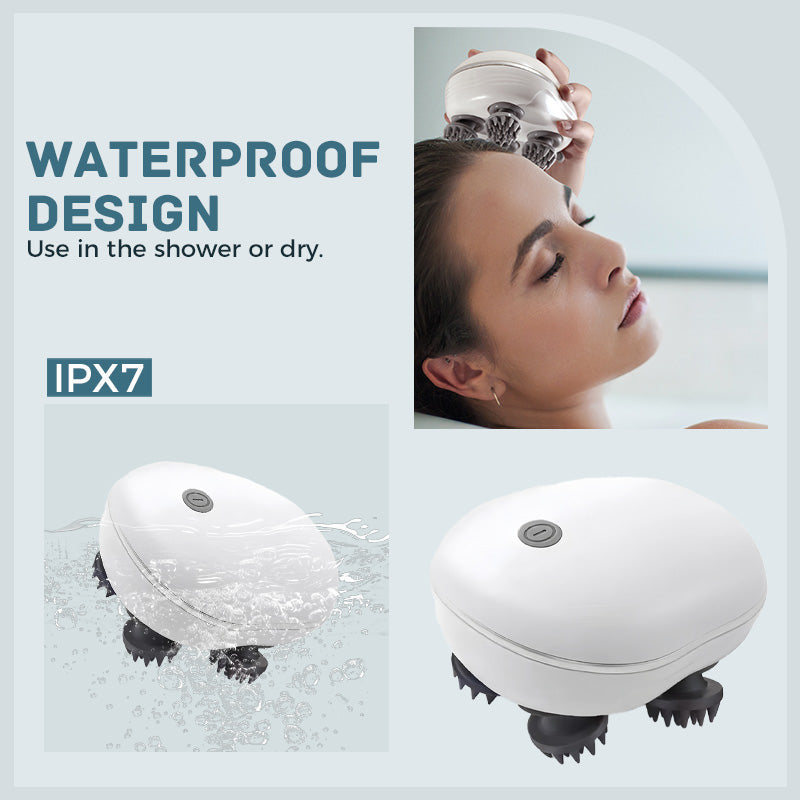 Portable Waterproof Electric Scalp Massager（ ）