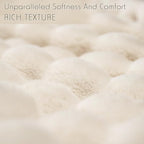 Thickened Rabbit Plush Velvet Cover Blanket Wrap up in Ultimate Comfort