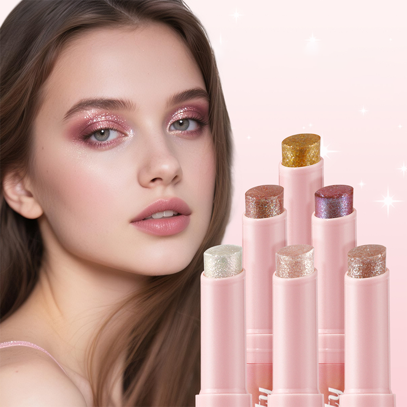 2-in-1 Sparkling Shimmery Eye Shadow Stick（ ）