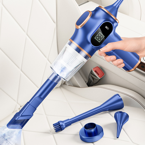 4-in-1 Powerful rechargeable car vacuum cleaner