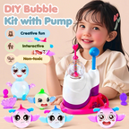 Christmas gifts DIY Bubble Kit with Pump for Kids