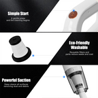 3-in-1 Cordless, Autonomous, Rechargeable Handheld Vacuum Cleaner