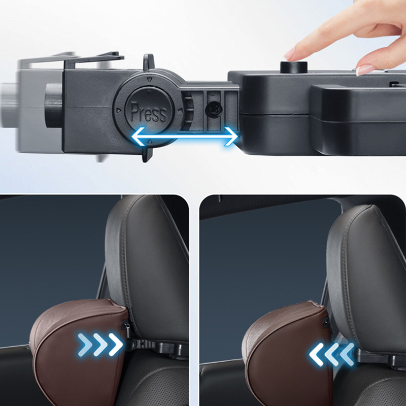 Adjustable U-Shaped Car Headrest Pillow