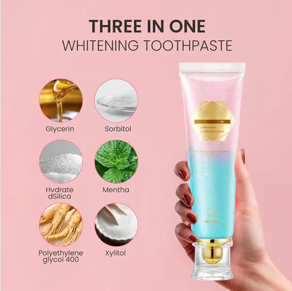 Niacinamide toothpaste for dazzling white teeth Pearly white teeth The new secret weapon for your smile