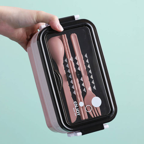304 stainless steel double layer insulation lunch box
