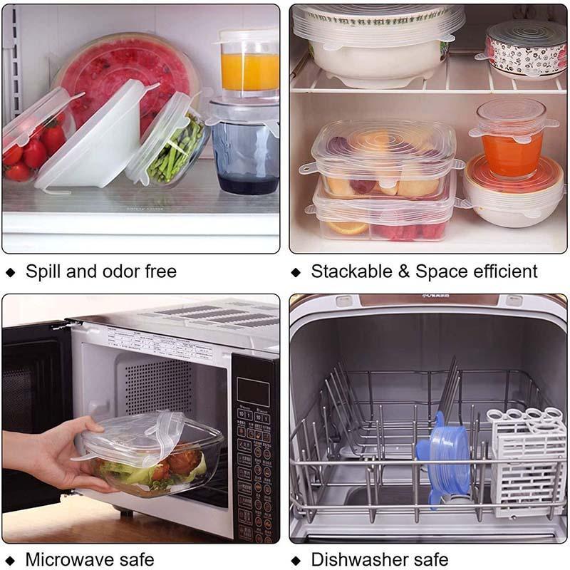 Sale Adpartner Silicone Lids for Food Storage