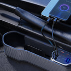 Car Seat Gap Filler with Fast Charging & Storage