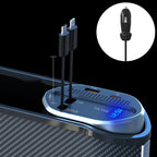 Car Seat Gap Filler with Fast Charging & Storage