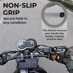 Anti-Slip Shock-Absorbing Handle Cover for E-Bike & Motorcycle