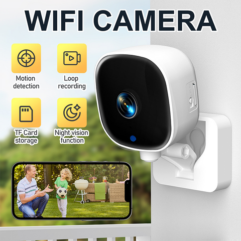 Crystal-clear security camera Color Night Vision 24/7 Recording & Smart Alerts Easy Install