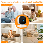 Crystal-clear security camera Color Night Vision 24/7 Recording & Smart Alerts Easy Install