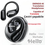 Ki Translation Earbuds – Real-time translation in 134 languages with app , Bluetooth 6.0, wireless earbuds for music & calls, IPX5 waterproof, long battery life
