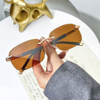 High Definition Rimless Protective Sunglasses