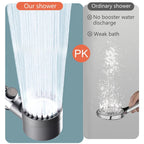 High-pressure multifunctional shower head set