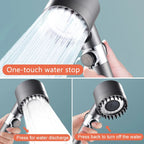 High-pressure multifunctional shower head set