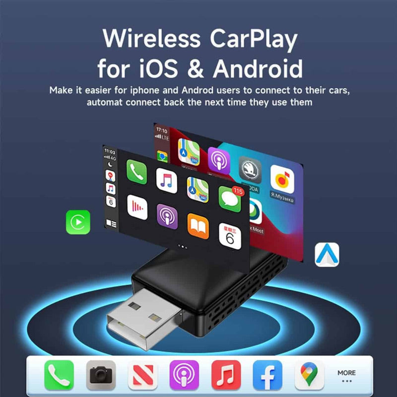 Discount Wireless CarPlay Box with USB Port