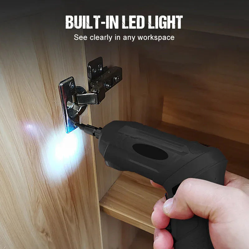 Final 3 Hours: Full Accessory Set Free with Your Order! Rechargeable 3.6V battery screwdriver set