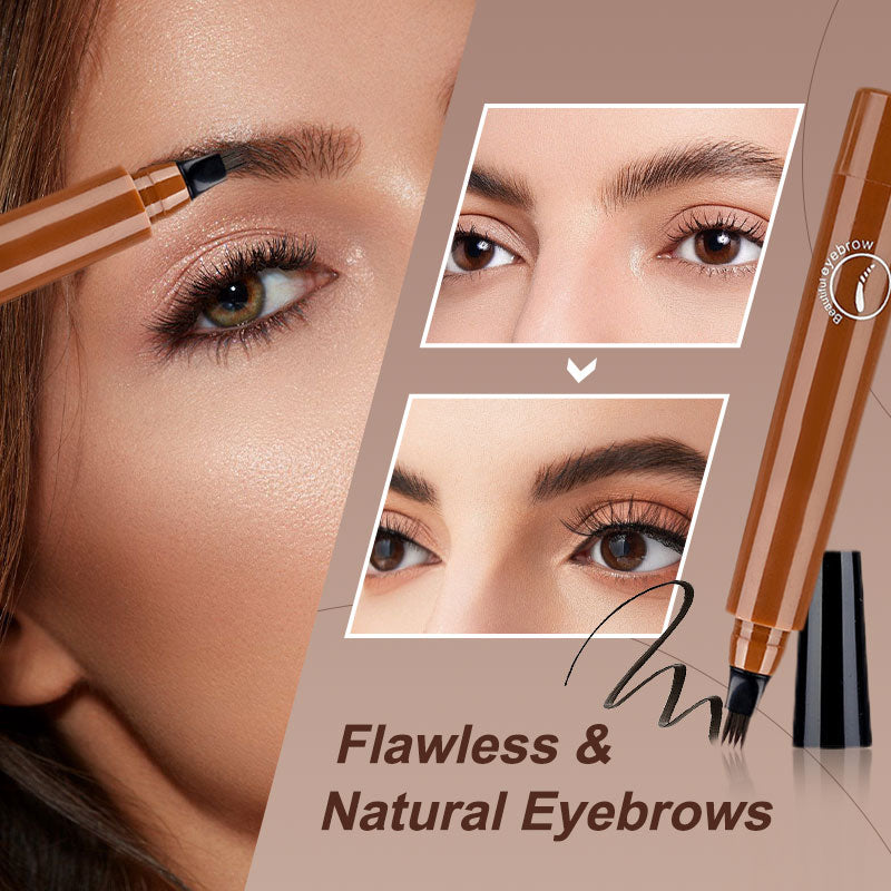 4-End Natural Eyebrow Pencil, Quickly create elegant eyebrow makeup