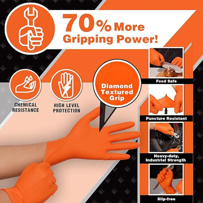 50% 0FF Disposable Nitrile Gloves 30 PCS