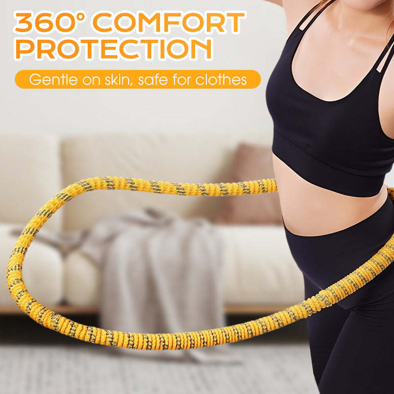 Weighted Silent Hula Hoop | Ultimate Weight Loss Workout at Home