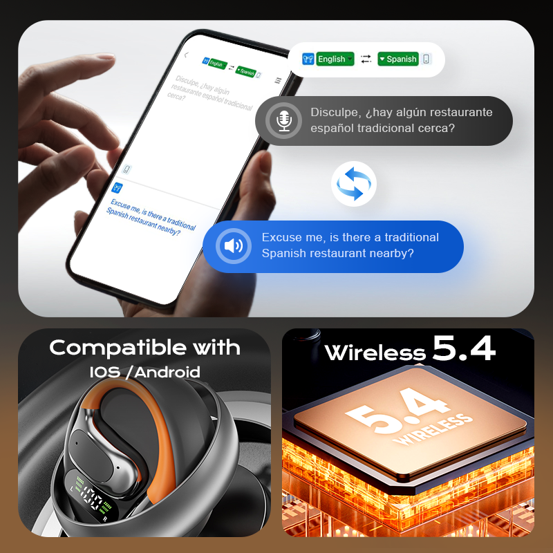 AI Translation Bluetooth Earbuds