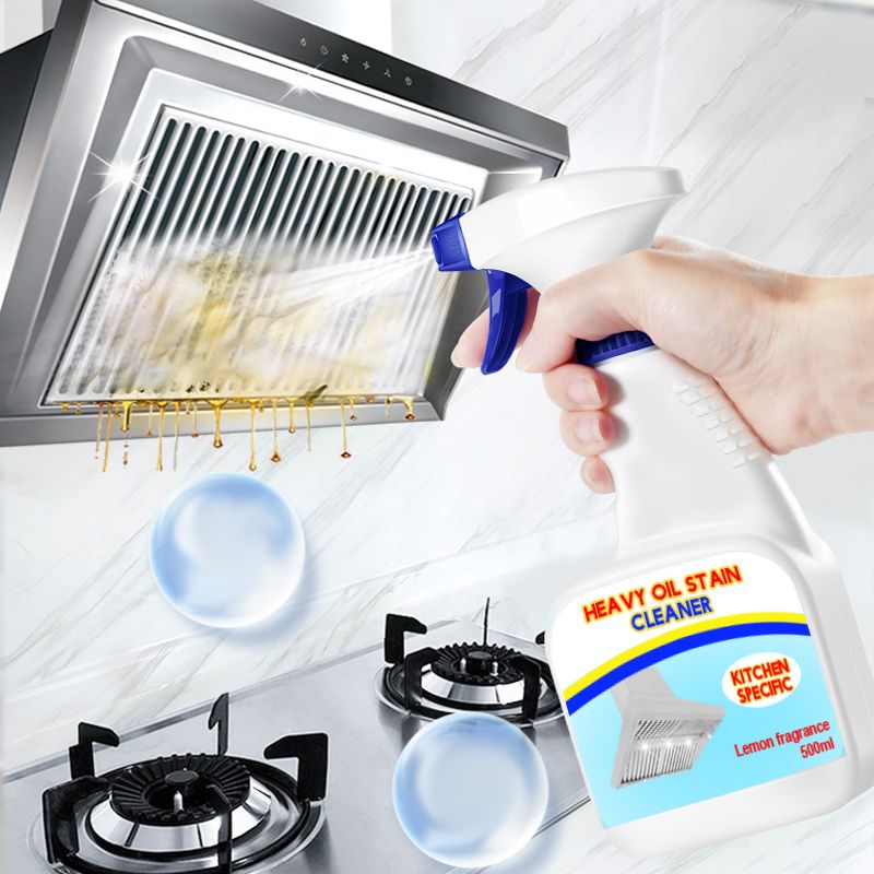 Powerful Heavy Oil Stain Cleaner Melts Grease in Seconds