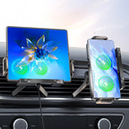 Dual-Coil Wireless Charging Car Phone Mount