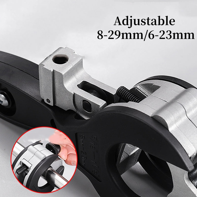 One-Hand Ratchet Pipe Cutter - Ergonomic Design for Precise Cuts on Copper/Plastic/Aluminum