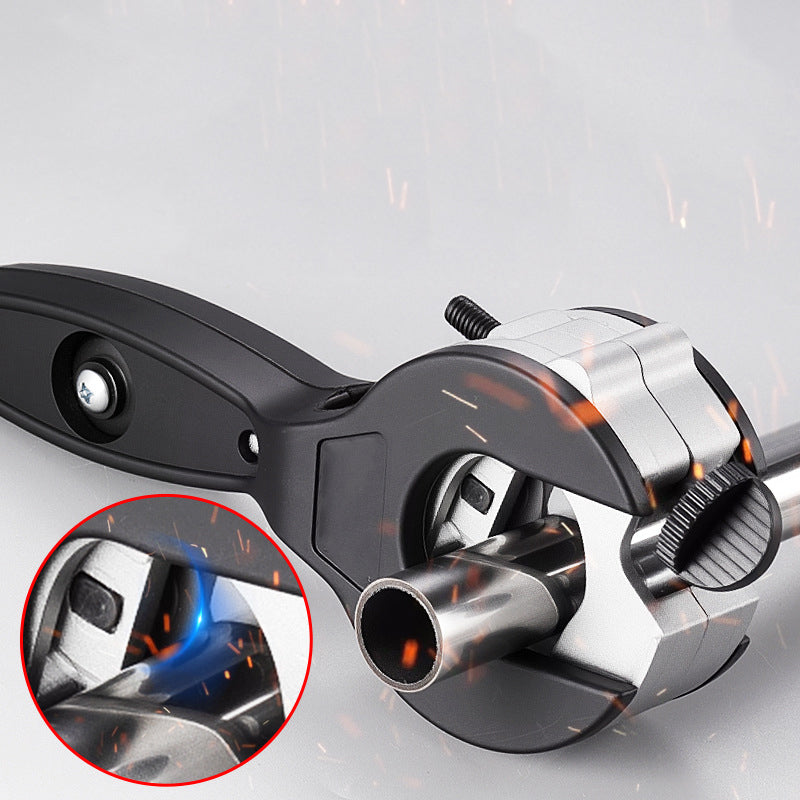 One-Hand Ratchet Pipe Cutter - Ergonomic Design for Precise Cuts on Copper/Plastic/Aluminum