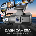 HD Dash Cam - 1080P Recording, Night Vision & Loop Recording