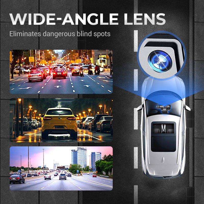 HD Dash Cam - 1080P Recording, Night Vision & Loop Recording