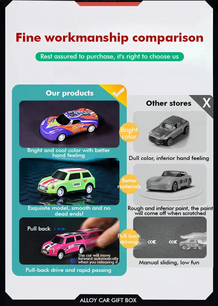 Christmas Specials Alloy car simulation model toy