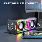Transparent Bluetooth Speaker with Ambient Light