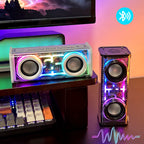 Transparent Bluetooth Speaker with Ambient Light