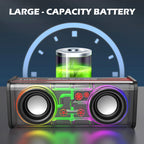 Transparent Bluetooth Speaker with Ambient Light