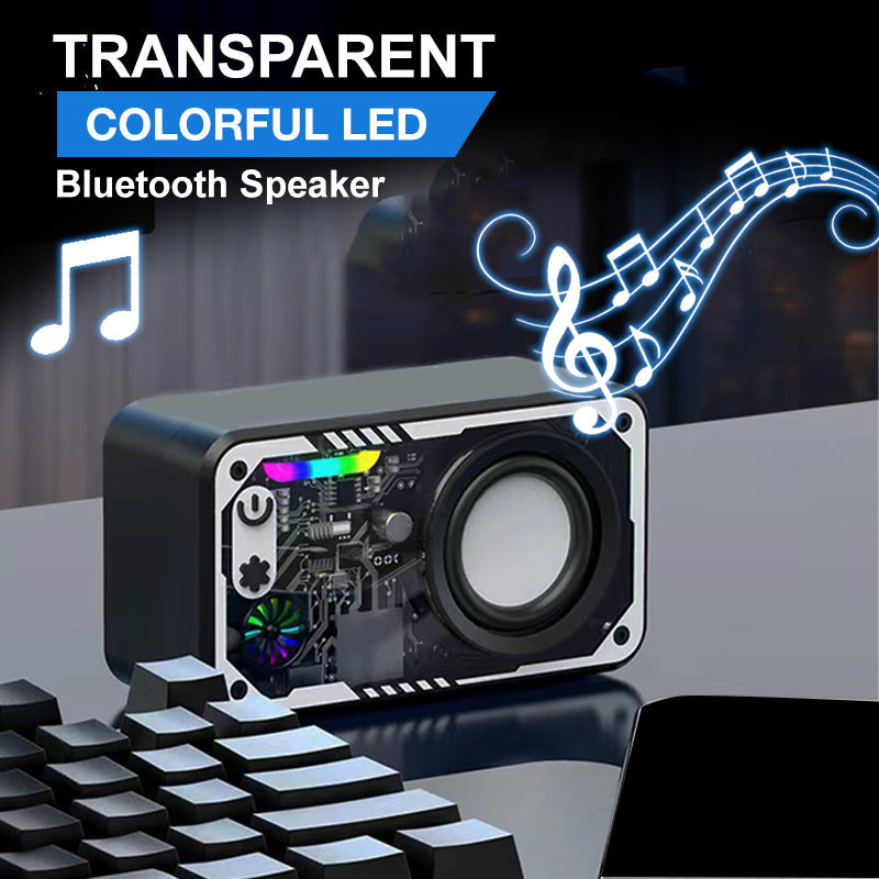 Transparent Colorful LED Bluetooth Speaker