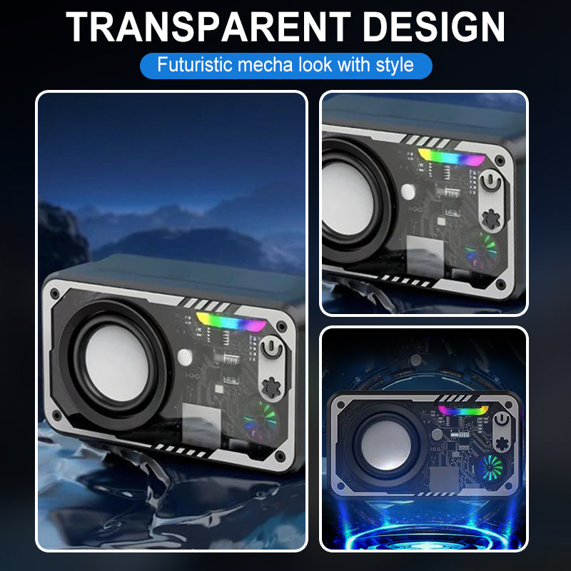 Transparent Colorful LED Bluetooth Speaker