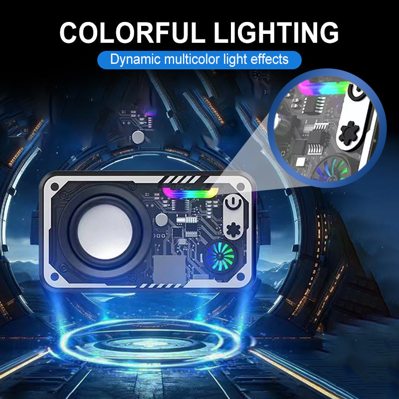 Transparent Colorful LED Bluetooth Speaker